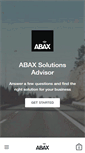 Mobile Screenshot of abax.co.uk