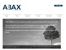 Tablet Screenshot of login.abax.co.za