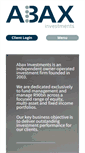 Mobile Screenshot of abax.co.za